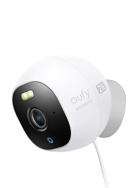 

Eufy Security Solo Outdoor All-in-One Outdoor Security Camera with 2K, White