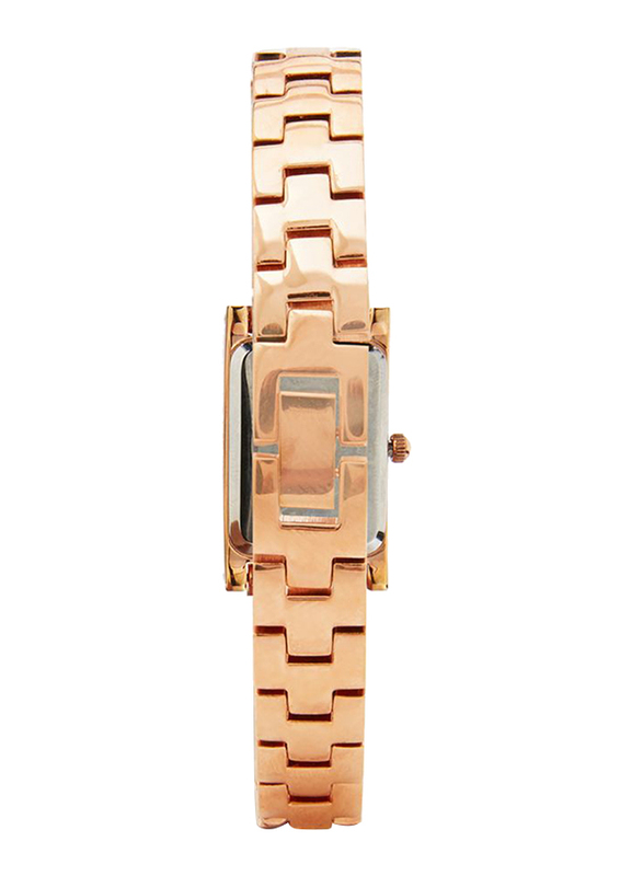 Mon Grandeur Analog Watch for Women with Metal Band, Water Resistant, HG3813LRG, Rose Gold