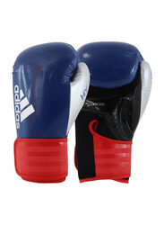 Adidas 8-oz Hybrid 75 Boxing Gloves, Blue/Red