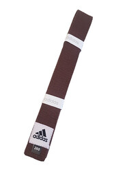 Adidas 220cm Club Karate Belt, ADIB220, Brown