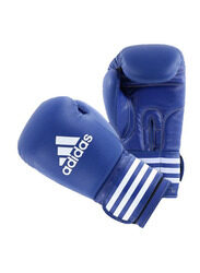 Adidas 14-oz Ultima Competition Boxing Gloves, Blue/White