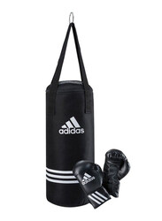 Adidas 2-Pieces Boxing Set for Kids, Black