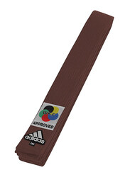Adidas 300cm WKF Elite Karate Belt, ADIB242K, Brown