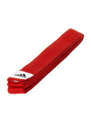Adidas 220cm Club Karate Belt, ADIB220P, Red