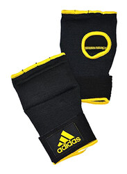 Adidas Small Super Inner Glove Gel Knuckle, Black/Yellow