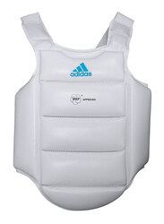 Adidas Double Extra Small WKF Kids Body Protector, White