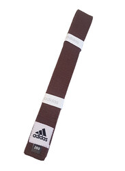 Adidas 280cm Club Karate Belt, ADIB220, Brown