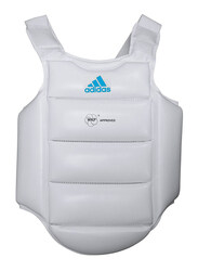 Adidas Large WKF Kids Body Protector, White