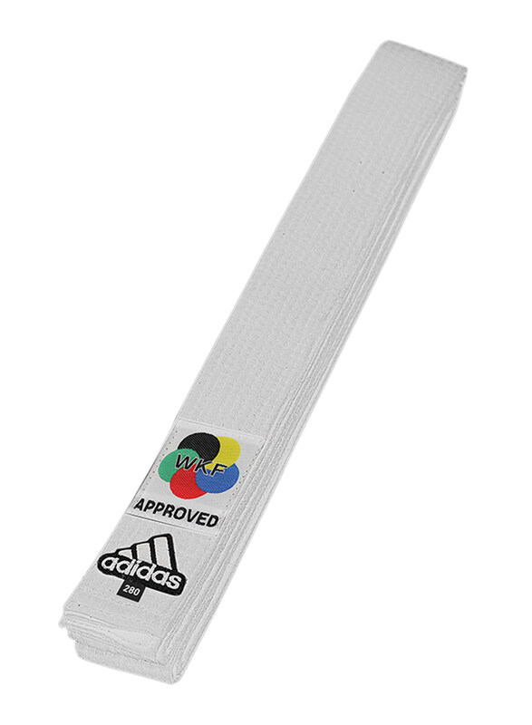 

Adidas 280cm WKF Elite Karate Belt, ADIB242K, White