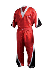 Adidas 120cm Team Satin Uniform without Belt, Red