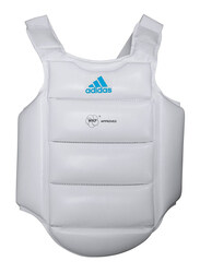 Adidas Extra Small WKF Kids Body Protector, White