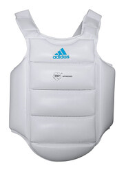 Adidas Medium WKF Kids Body Protector, White