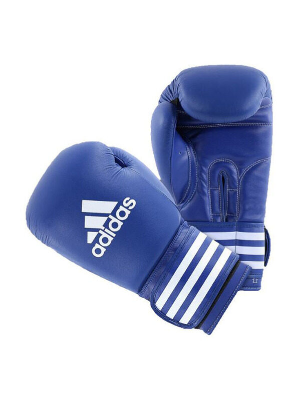 

Adidas 8-oz Ultima Competition Boxing Gloves, Blue/White