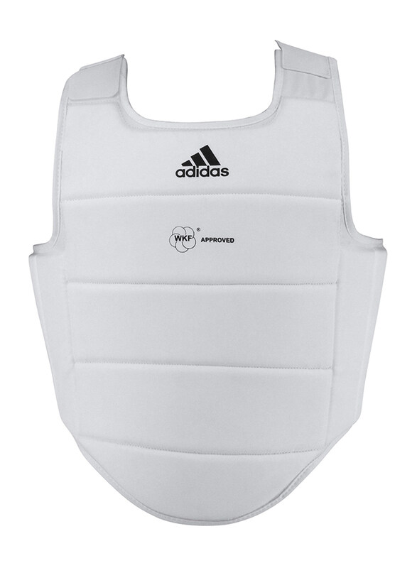 

Adidas Double Extra Large WKF Body Protector, White/Black Logo