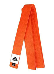 Adidas 280cm Club Karate Belt, ADIB220, Orange