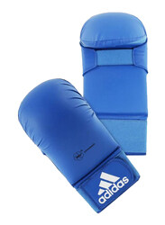 Adidas Medium WKF Karate Mitt without Thumb, Blue