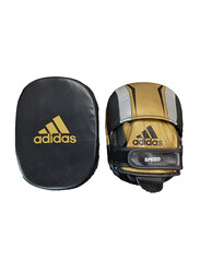 Adidas Standard Speed Micro Air Focus Mitts, Black/Gold/Silver