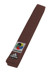 Adidas 260cm WKF Elite Karate Belt, ADIB242K, Brown