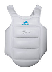 Adidas Extra Large WKF Kids Body Protector, White