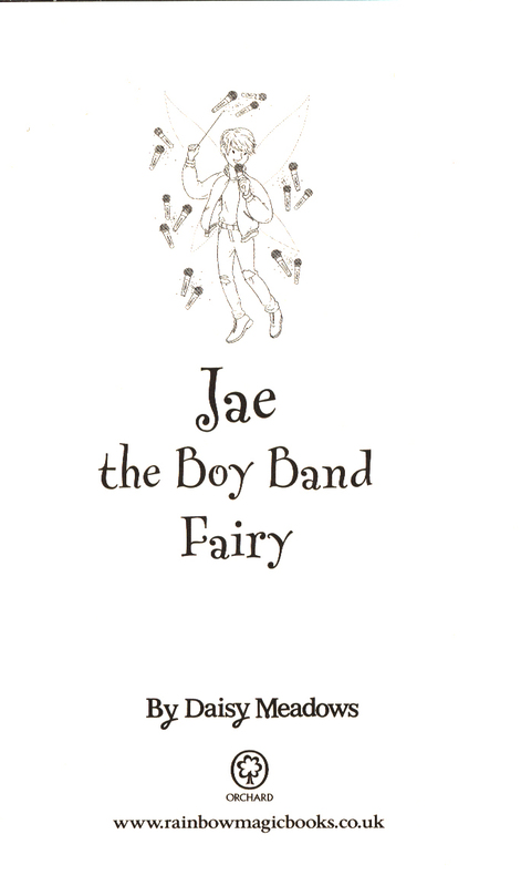Rainbow Magic Jae The Boy Band Fairy, Paperback Book, By: Daisy Meadows