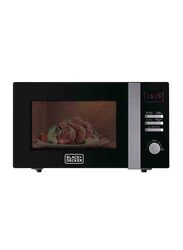 Black+Decker 28L Microwave Oven with Grill, 900W, MZ2800PG-B5, Black