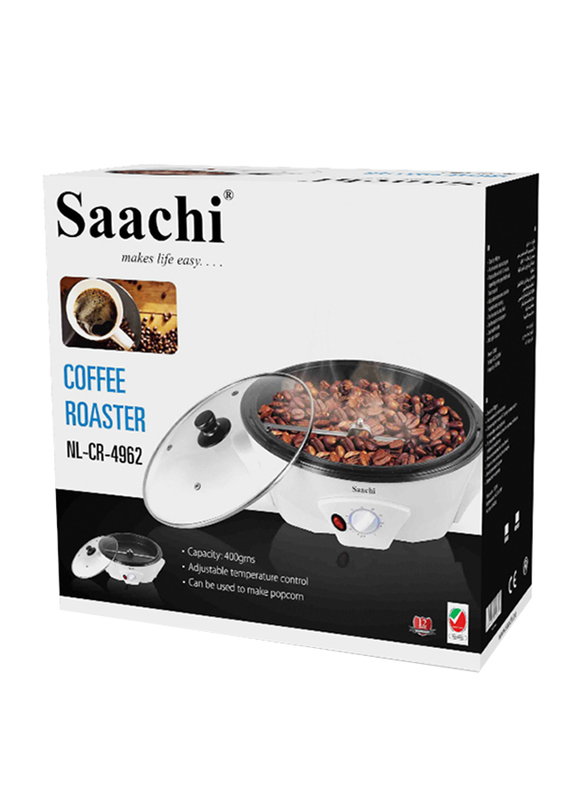Saachi Coffee Roaster, 1200W, NL-CR-4962-WH, White/Clear