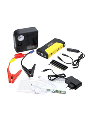 GNE Portable Car Jump Starter Power Supply US+AU+EU+UK Model Air Compressor Toolbox, Multicolour