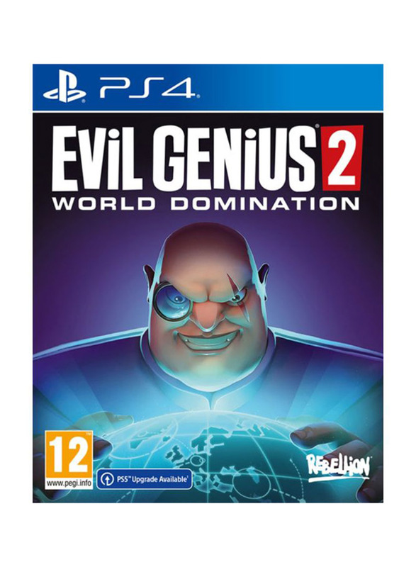 Evil Genius 2: World Domination Video Games for PlayStation 4 (PS4) by Rebellion