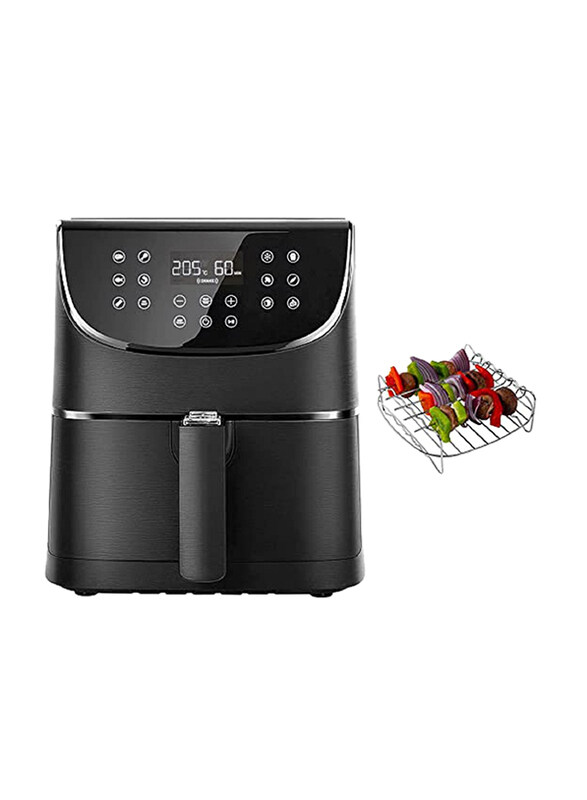 

Hometae 7L Electric Hot Air Fryer with Digital LED Touch Screen, 1700W, Black
