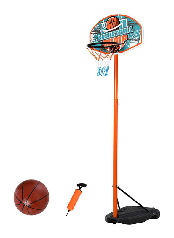 

Generic Homcom Kids Basketball Stand Set with Hoop Ball Pump, 3-Piece, Multicolour