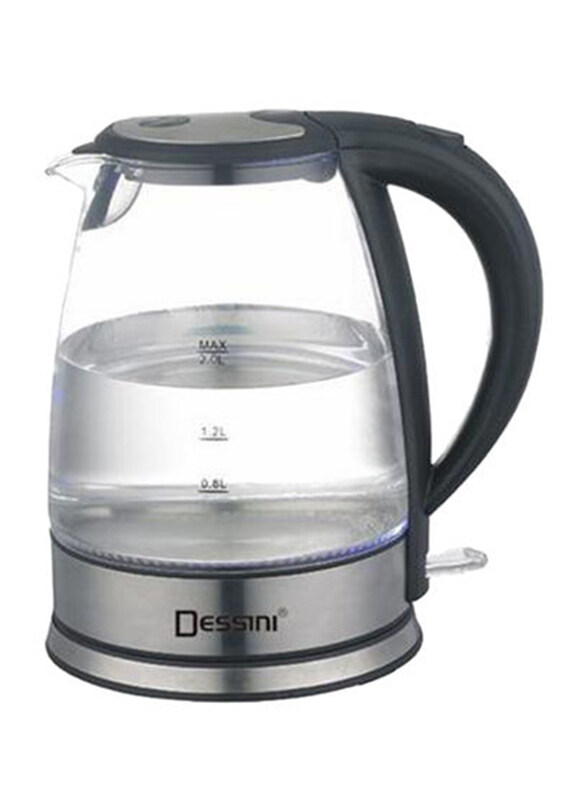 

Dessini Electric Kettle Glass, 1500W, Silver