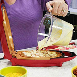 5 Minute Chef Non-Stick Electric Cooker, Red
