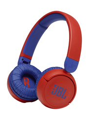 JBL Kids Wireless On-Ear Headphones, JR310BTRED, Red