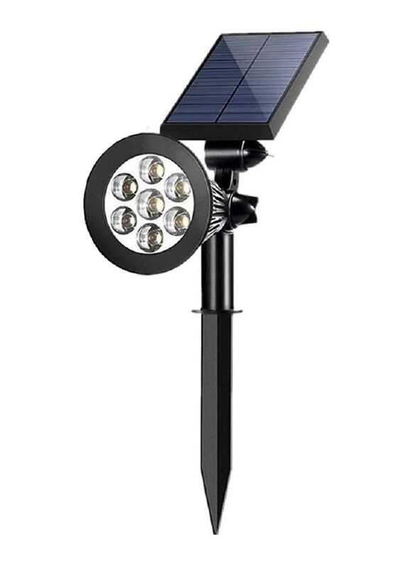 

Generic MR.3 LED Landscape Solar Outdoor Spot Light, Warm Colour/3000k, Black