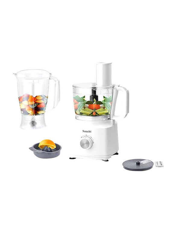 

Saachi All In One Food Processor, 500W, NL-BFC-4964-WH, White