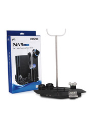 DIVD 5 In 1 Multi-Functional Base Stand for PlayStation PS4/VR Slim Pro, Black