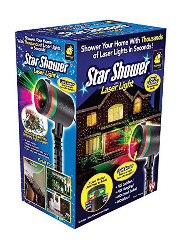 Star Shower Laser Lights Star Projector, Black