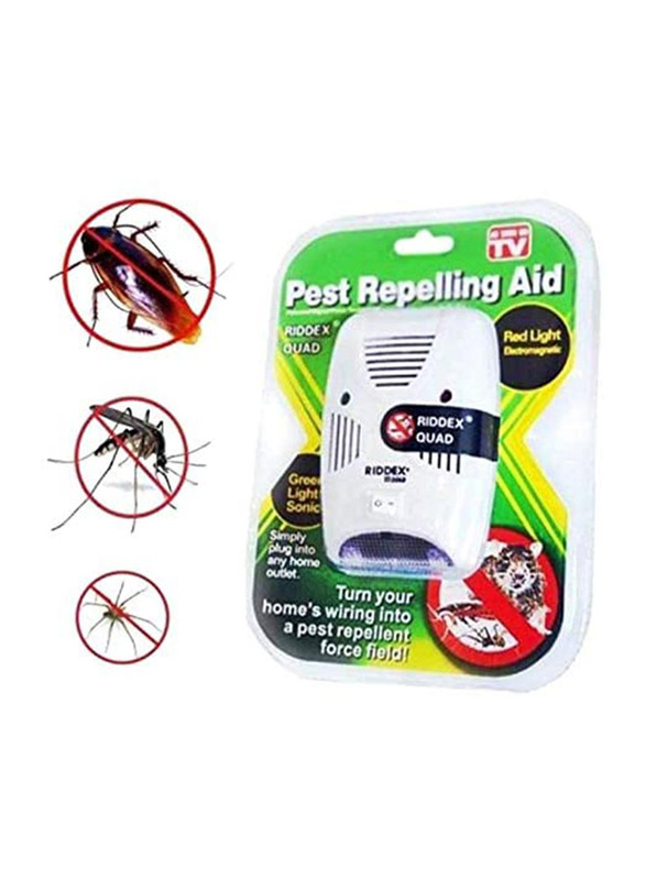 As Seen on TV Riddex Quad Pest Repelling Aid, White