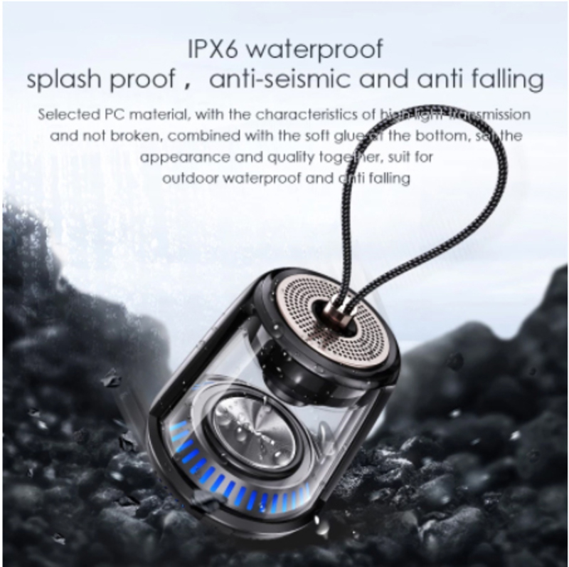 Awei Y666 Waterproof Portable Bluetooth Speaker, Black