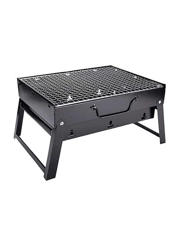 

Unbranded Portable Outdoor Camping Charcoal BBQ Grill, Black