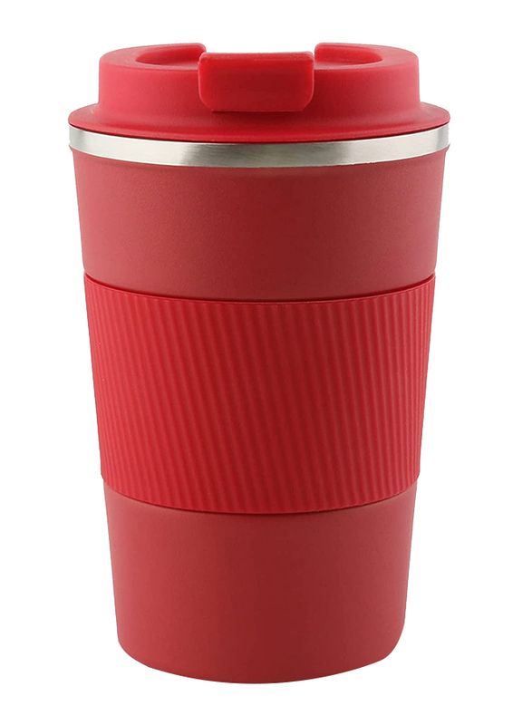 510ml Double Wall Stainless Steel Vacuum Insulated Travel Mug, Red