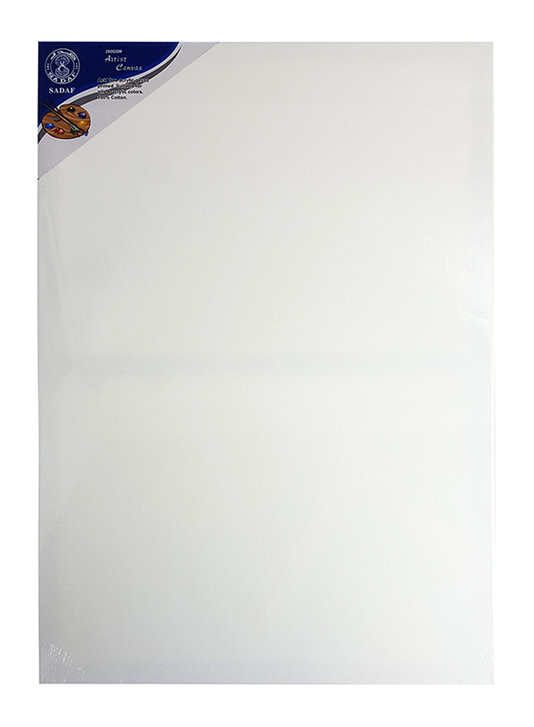 Sadaf Canvas Board, 280GSM, 40 x 40cm, White