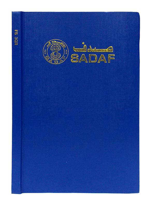 Sadaf Malaysia Register Book, 3QR, FS Size, Blue