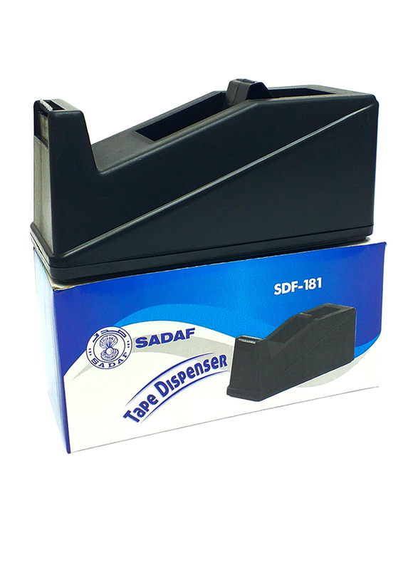 Sadaf PD-87 DL181 Tape Dispenser Box, Large, Black