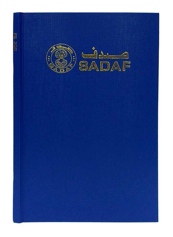 Sadaf Malaysia Register Book, 2QR, FS Size, Blue
