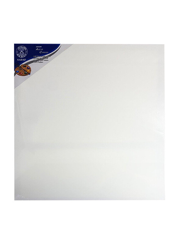 

Sadaf Canvas Board, 280GSM, 80 x 80cm, White