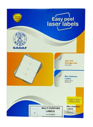 Sadaf Multi Purpose Label, 100 Sheets, A4 Size, White