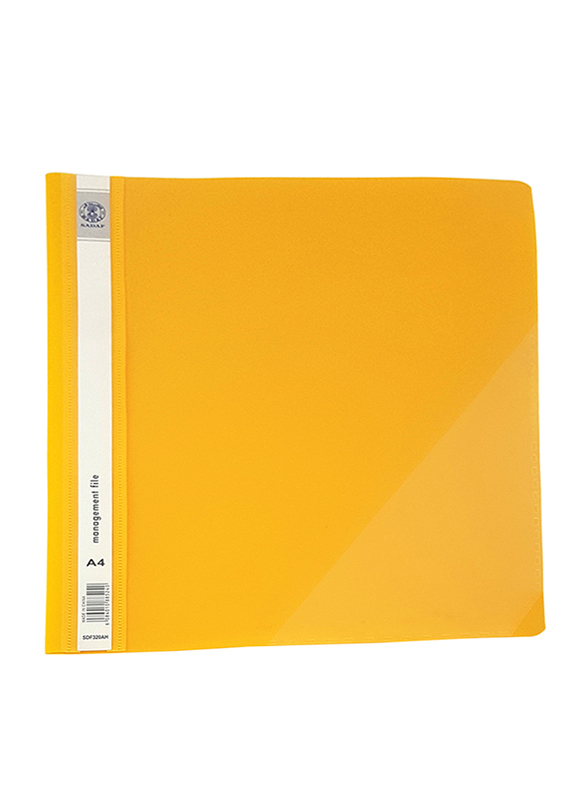 Sadaf Flat File, A4 Size, SDF320Ah, Yellow