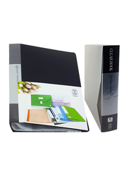 Sadaf 10 Pocket Display Book, A4 Size, SDF10, Black/Grey