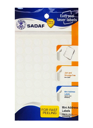 Sadaf Multi Purpose Label, 18 x 45mm, 10 Sheets, PD-81, White